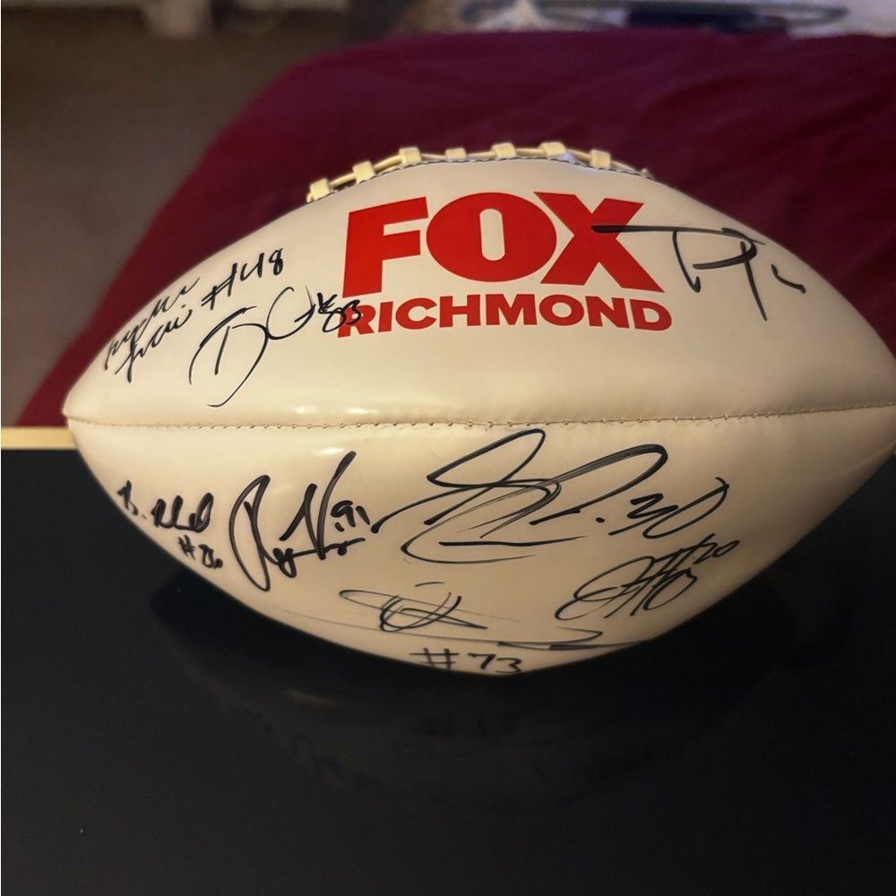 2019 Washington Football Richmond Training Camp Autographed Football